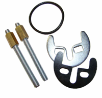 Kraanbevestiging set A - plaatje, 2 x bout en O-ring