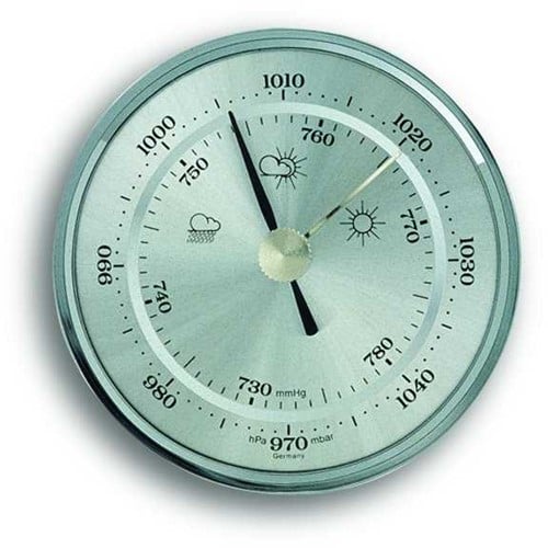 TFA Inbouw Barometer Analoog Ø70 MM Teruplast