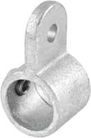 NORMA 173 buiskoppeling Scharnierdeel M - Ø33.7mm