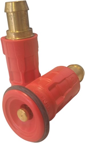 Kunstst./mess. Euro straalpijp 1"" tule