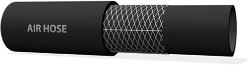 Airhose PVC/nitril persluchtslang 50 meter - 6 mm x 12 mm