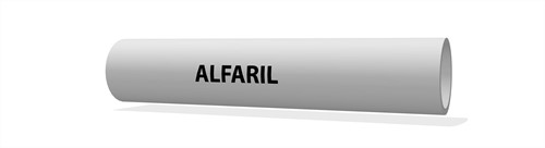 Alfaril Nylonslang 50 meter - 8 mm x 10 mm