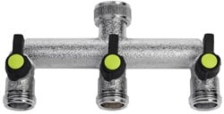 Colortap 3-weg waterkraan 3/4''