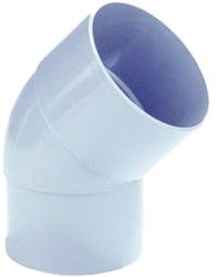 DYKA HWA bocht mof / verjongd spie 45º PVC KOMO