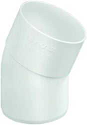 DYKA HWA bocht mof/spie 22,5° - Wit - 80mm