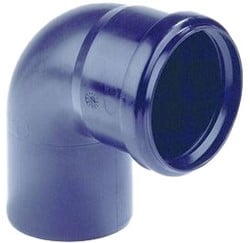 DYKA PP Bocht mof/spie 90º KOMO - Zwart