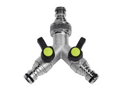 Colortap Y-stuk met kraantjes