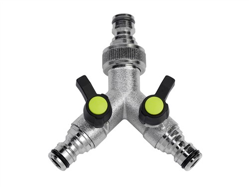 Colortap Y-stuk met kraantjes