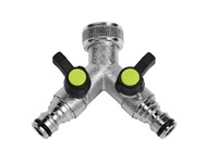 Colortap Y-stuk 3/4 met kraantjes