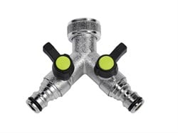 Colortap Y-stuk 3/4 met kraantjes