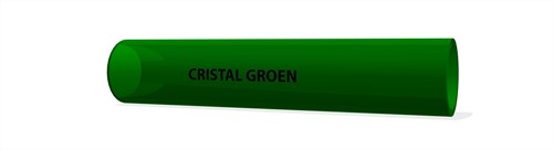 Cristal groen aquarium slang - 50 meter - 19 mm x 24 mm