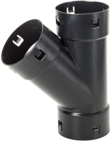 T-stuk 45º PP 80mm