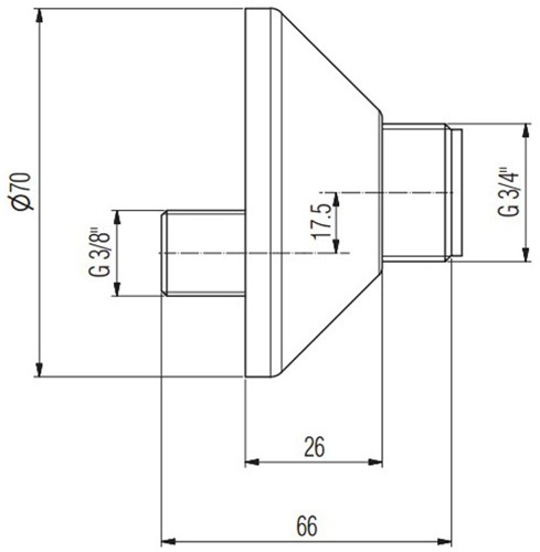 Set S- Koppelingen 3/4 x 3/8''-2