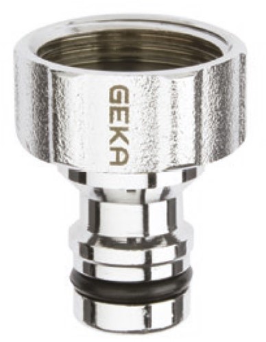 GEKA Plus kraanaansluiting verchroomd