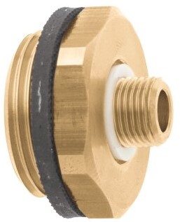 GEKA Messing Draadnippel 3/4 "