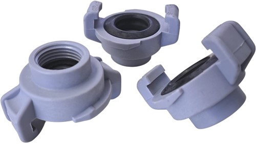 GEKA Plus kunststof koppeling Paars binnendraad 15 Bar - 1/2"