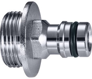 GEKA kraan aansluiting voor sproeistok soft rain 811GGSB -  3/4'' buidr. verchroomd messing