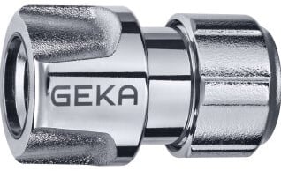 GEKA Plus slangstuk verchroomd