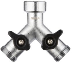 GEKA Plus 2-weg-waterverdeler verchroomd 3/4''