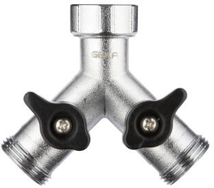 GEKA Plus 2-weg-waterverdeler verchroomd 3/4''