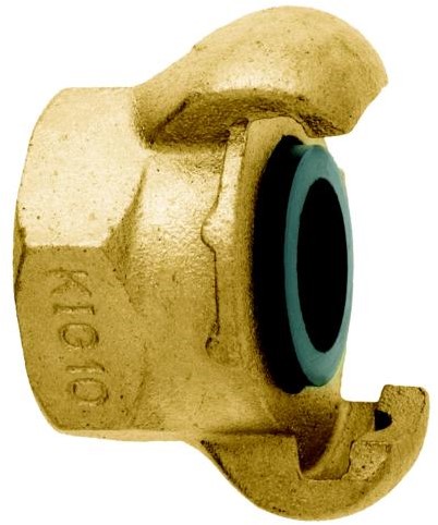 GEKA gietijzer snelkoppeling binnendraad 10 bar