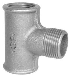 GF T-stuk type 133 binnendraad x buitendraad