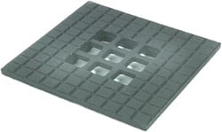 DYKA Gietijzeren rooster voor vloerput type H - 200x200mm