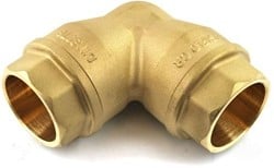 HSF ISIFLO Kniekoppeling 90° Type-120 | PE/PVC 20 x PE/PVC 20