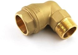 HSF ISIFLO Kniekoppeling 90° | PE/PVC 25 x Bu 3/4 Type-121''