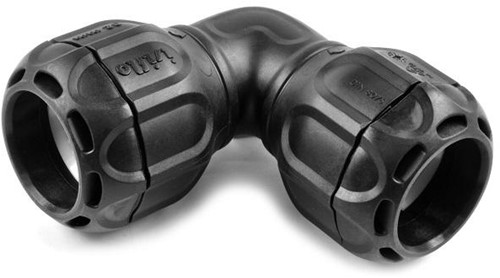 HSF ISIFLO SPRINT PE Kniekoppeling 90° Type-120 | 50 x 50 KIWA/GASTEC