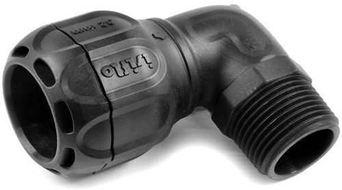 HSF ISIFLO SPRINT PE Kniekoppeling 90° Type-121 | 40x1½ KIWA/GASTEC''