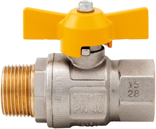 Itap Kogelkraan 069 binnendraad x buitendraad