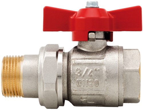 Itap Kogelkraan 098 binnendraad x buitendraad