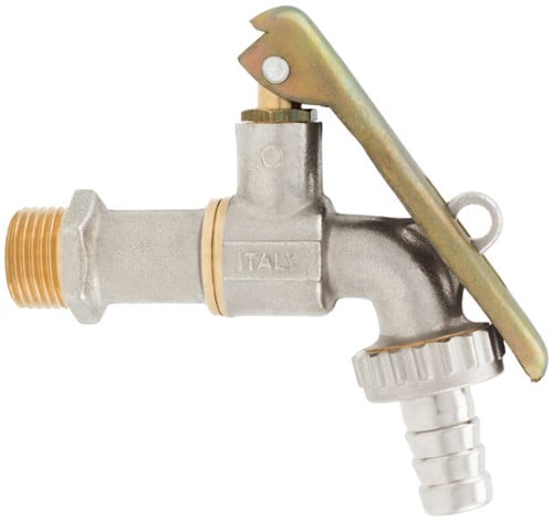 ITAP 144 kogeltapkraan met slangaansluiting afsluitbaar