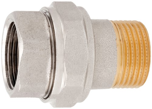 3-delige koppeling binnendraad x buitendraad + o ring