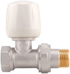 Itap radiatorkraan 294 binnendraad x buitendraad