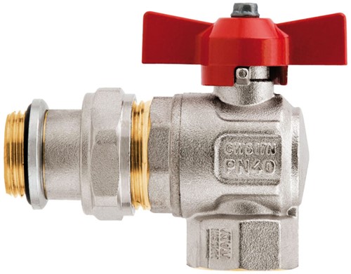 ITAP kogelkraan haaks 2/3 kopp 298S met O-ring