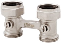 ITAP 305 H-blok recht - 10 bar - 3/4 DN20 EUROKONUS