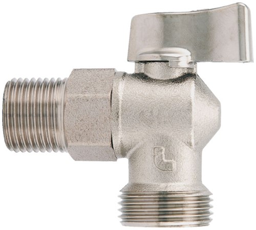 ITAP 392 Kogelkraan haaks - buitendraad 1/2'' x 3/4''