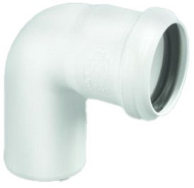 DYKA PP bocht 90° KOMO - Wit - mof/spie