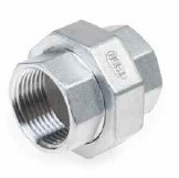 RVS Koppeling 3-Delig Vlakdichtend Binnendraad 3/4''