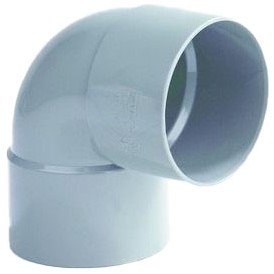 DYKA korte bocht 90° PVC - 2x ljmmof