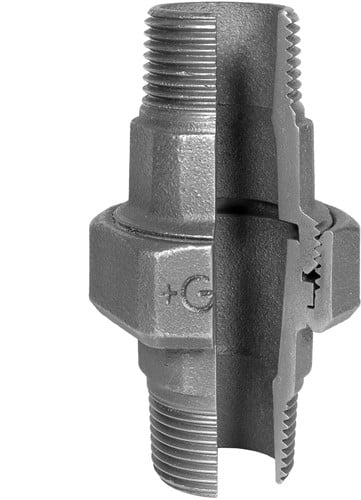 GF Koppeling Gegalvaniseerd Type 344 1.1/2 "