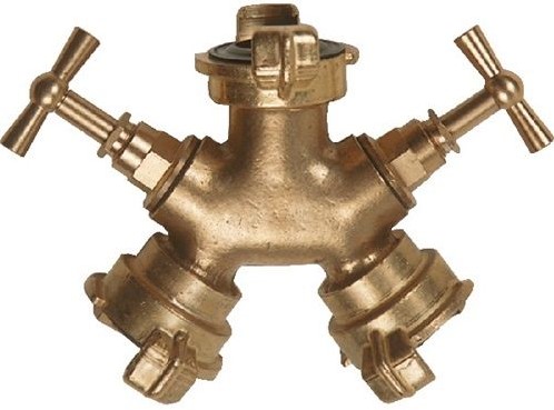 GEKA 2-weg-waterverdeler met afzonderlijke afsluiters - 1/2''