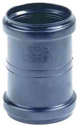 DYKA PP Overschuifmof KOMO - 2x mof - Zwart