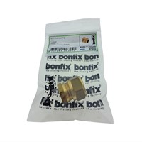 Bonfix eindkoppeling messing - knel