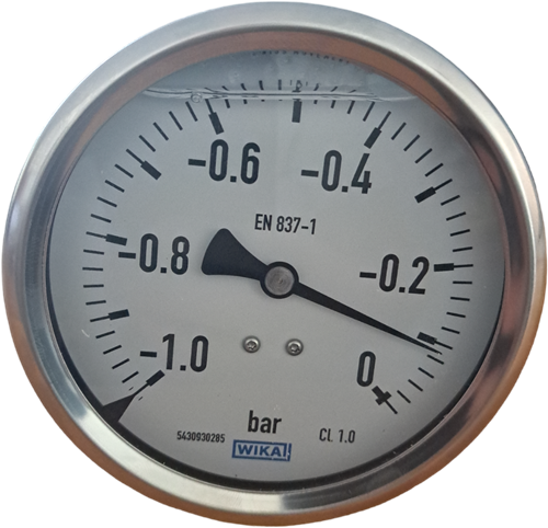 Manometer 213.53 100 MM Achteraansluiting