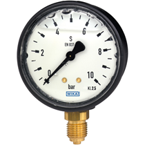 Manometer 113 63 MM -1-5 Bar 1/4" Onderaansluiting