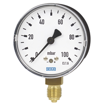 Manometer 611 63 MM Onderaansluiting