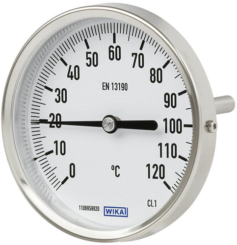 Bimetalen Thermometer Type A52 0-100º 100 x 100 MM
